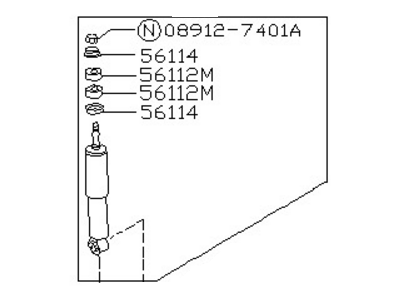 Nissan 56110-01G28 Shock ABSORBER Front