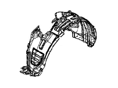 Nissan 63841-3YW1A Protector-Front Fender, LH