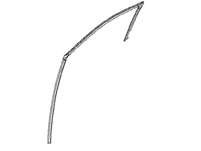 Nissan 80330-3KA0C Glass Run Rubber-Front Door RH