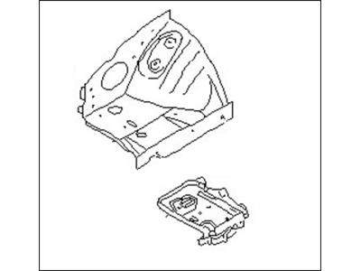 Nissan F4130-65F30 Hoodledge-Lower, Front RH