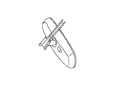 Nissan 96321-3WV0A Mirror Assy-Inside