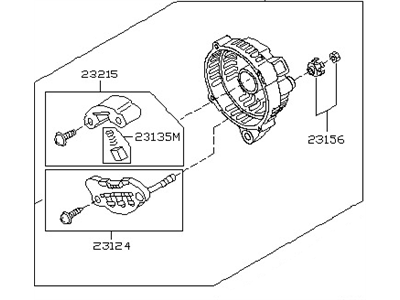 Nissan 23127-JK01B Cover Assy-Rear