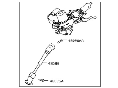 Nissan 48810-4BA5A Column-Steering Tilt