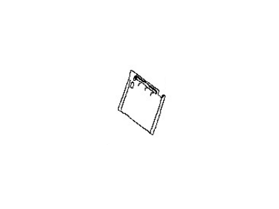Nissan 89655-3JA1A Back Panel Assembly, Carpet
