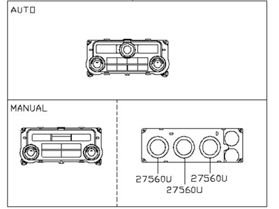 Nissan 27500-ZR00B Control Assembly