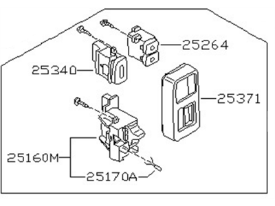 Nissan 25160-87M00 Switch Assy-Lighting