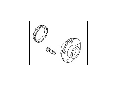 Nissan 43200-85E20 Hub Assy-Rear