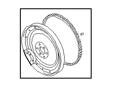 Nissan 12310-78A51 FLYWHEEL Assembly