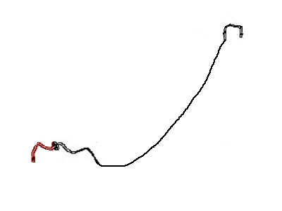 Infiniti 46242-3JA1A Tube Assy-Brake, Front LH
