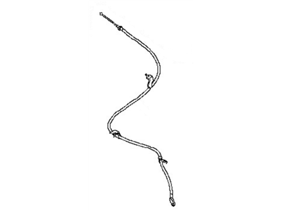 Nissan 36531-1JA0A Cable Assembly-Parking Rear LH