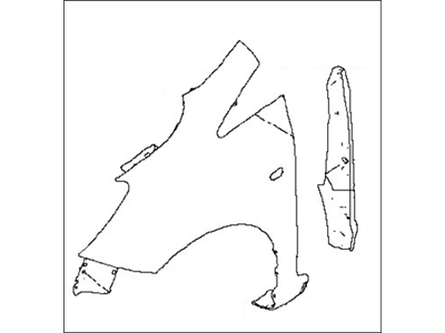 Nissan FCA01-9MBMB Fender-Front, LH