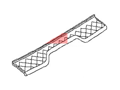 Nissan HEM14-6AW0A Rear Bumper Fascia, Center