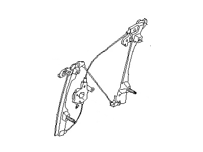 Nissan 80720-CD01A Regulator Assy-Door Window, Rh