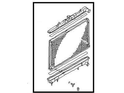 Nissan 21410-53F00 Radiator Assy