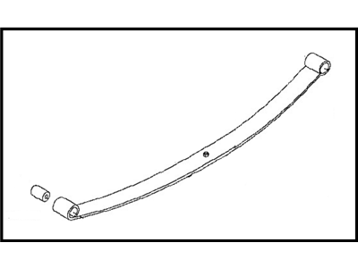 Nissan 55020-9SA0A Spring Assembly Leaf, Rear