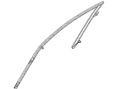 Nissan 80330-7Y000 Glass Run Rubber-Front Door, RH