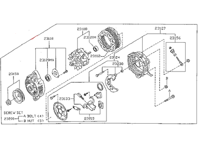 Infiniti 2310M-0M810RW Reman Alternator Assembly
