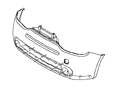 Nissan FBM22-3GY0H Front Bumper FASCIA