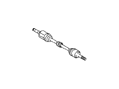 Nissan 39101-60Y06 Shaft Assy-Front Drive, LH