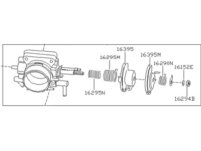 Nissan 16118-88G12 Throttle Body