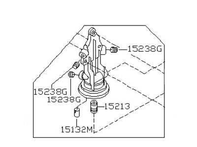 Nissan 15238-0B000 Bracket-Oil Filter