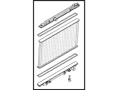 Nissan 21460-CA010 Radiator Assy