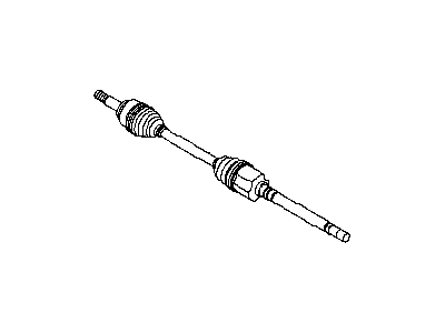 Nissan 39100-60Y15 Shaft Assy-Front Drive, RH