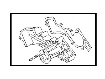 Nissan 21010-0W027 Pump Water