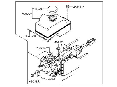 Nissan 46010-9FS7C Cylinder Brake Master