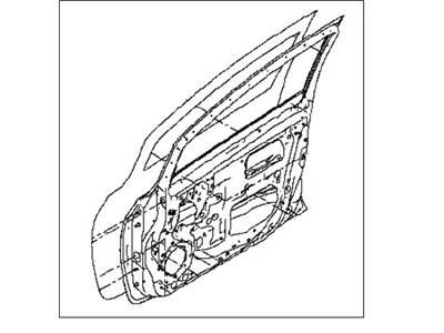 Nissan H0100-3BAAB Door Front RH (BOM)