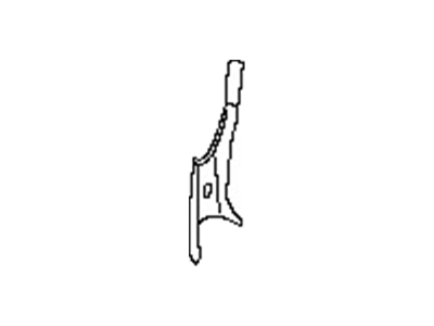 Nissan 87448-ZQ00A Cover-Reclining Device, LH