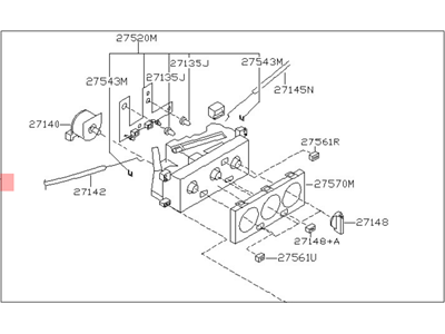 Nissan 27515-7Z100 Control Assembly