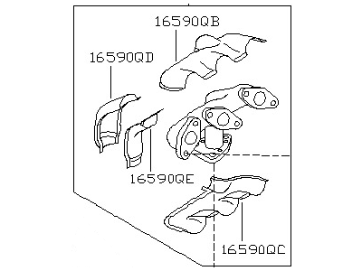 Nissan 14002-0B501 Exhaust Manifold Assembly