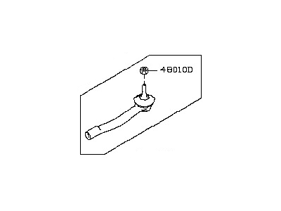 Nissan D8640-4BA0A Socket Assembly-Tie Rod, OTR LH