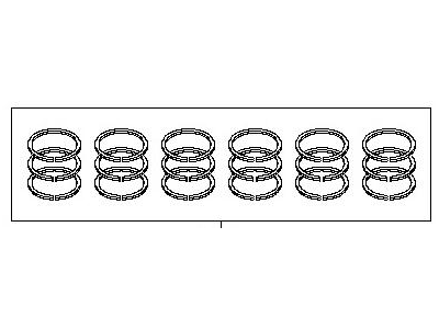 Infiniti 12035-1EA0B Ring Set-Piston