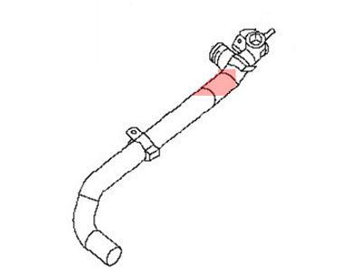 Nissan 21501-3NT0D Hose-Radiator, Upper
