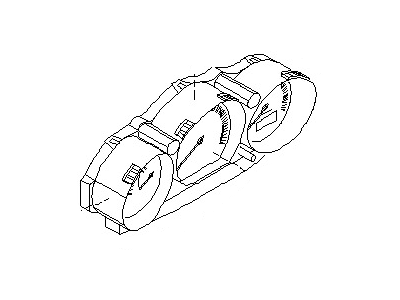 Nissan 24820-CD009 Instrument Cluster Speedometer