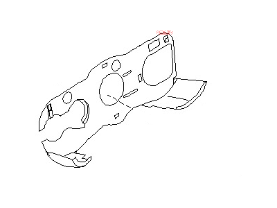 Nissan 24811-CF40A Combination Meter Housing Lower