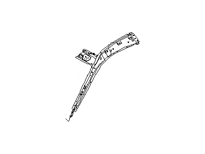 Nissan G6331-3LNMA Rail-Side Roof, Inner LH