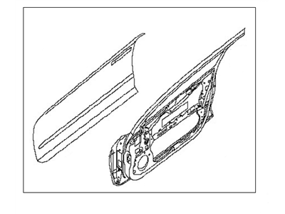 Nissan HMA01-9BLAA Door Front LH