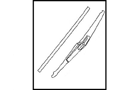 Infiniti 28781-3JA0A Rear Window Wiper Arm Assembly