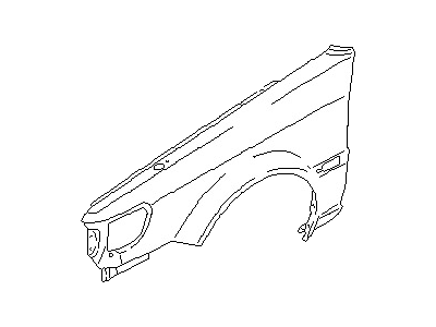 Nissan 63100-7S231 Fender - Front, RH