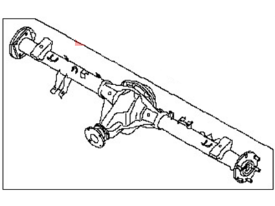 Nissan 43003-7S200 Tube & Final Drive Assembly W/AXLE SHAFTS