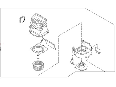 Nissan 27200-F4305 Blower Assy-Front