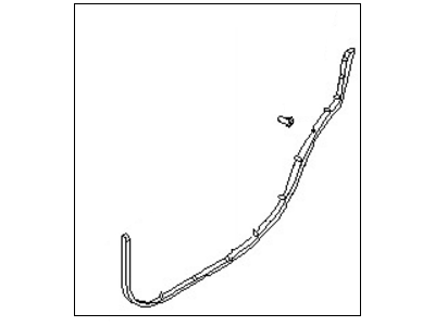 Nissan 82831-2B100 WEATHERSTRIP Assembly, Rear Door LH