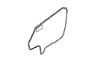 Nissan 80861-1PA1A Screen-Sealing, Front LH