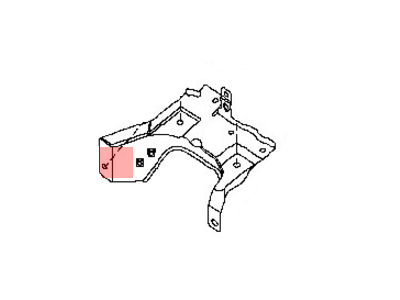 Nissan 64163-ET80A Bracket-Battery Support