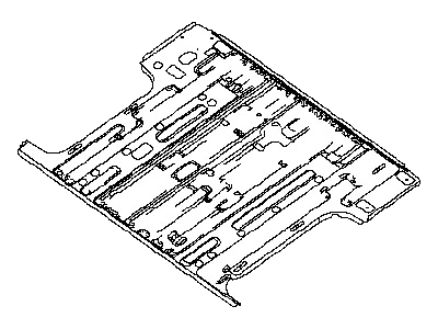Nissan 74514-1PA0A Floor-Rear, Rear
