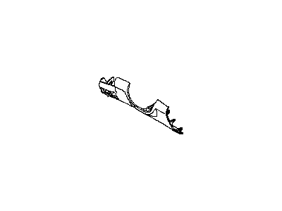 Nissan 68106-JM00A Panel-Instrument Lower, Driver