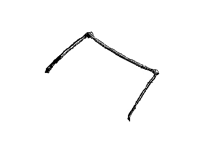 Nissan 76860-1GR0A Glass Run Rubber-Body Side, Front